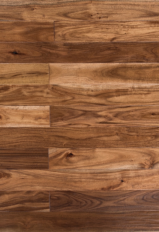 Small Leaf Acacia 90mm Hand-Scraped Solid Wood Flooring